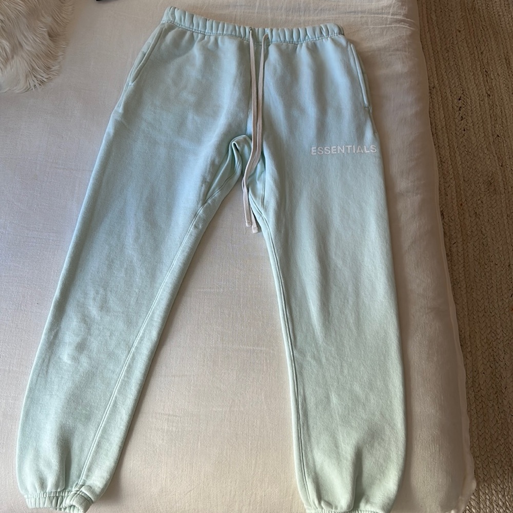 FOG Essentials Sweatpants Mint Green RARE - Medium